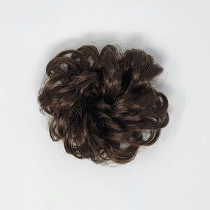 Curly Messy Hair Bun, Synthetic Hair Scrunchie, Hair Bun Pony Tail